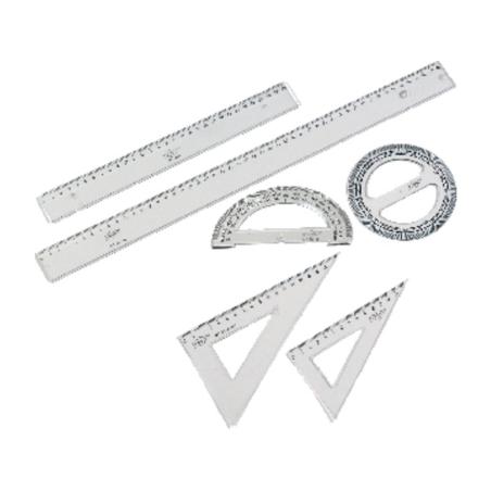FBO REGLA PLANA TRANSPARENTE 50CM 41150