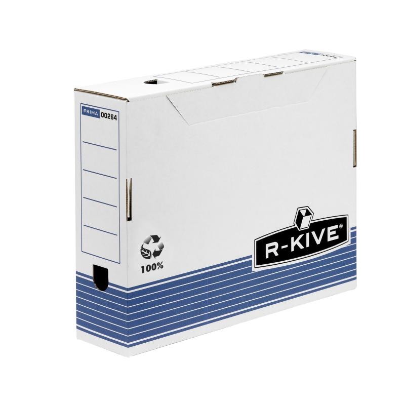0026401 Azul, Color blanco caja y organizador para almacenaje de archivos