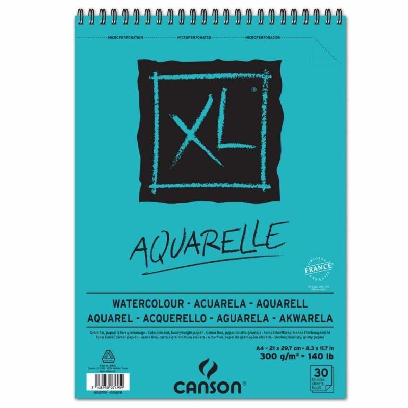 XL Aquarelle A4 cuaderno y block 30 hojas Azul