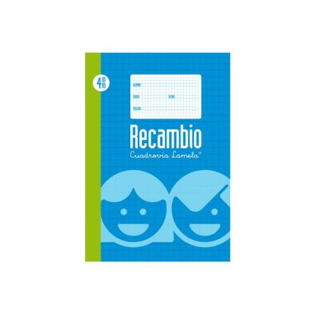 Recambio 100 Hojas Folio cuadrícula 4 09004