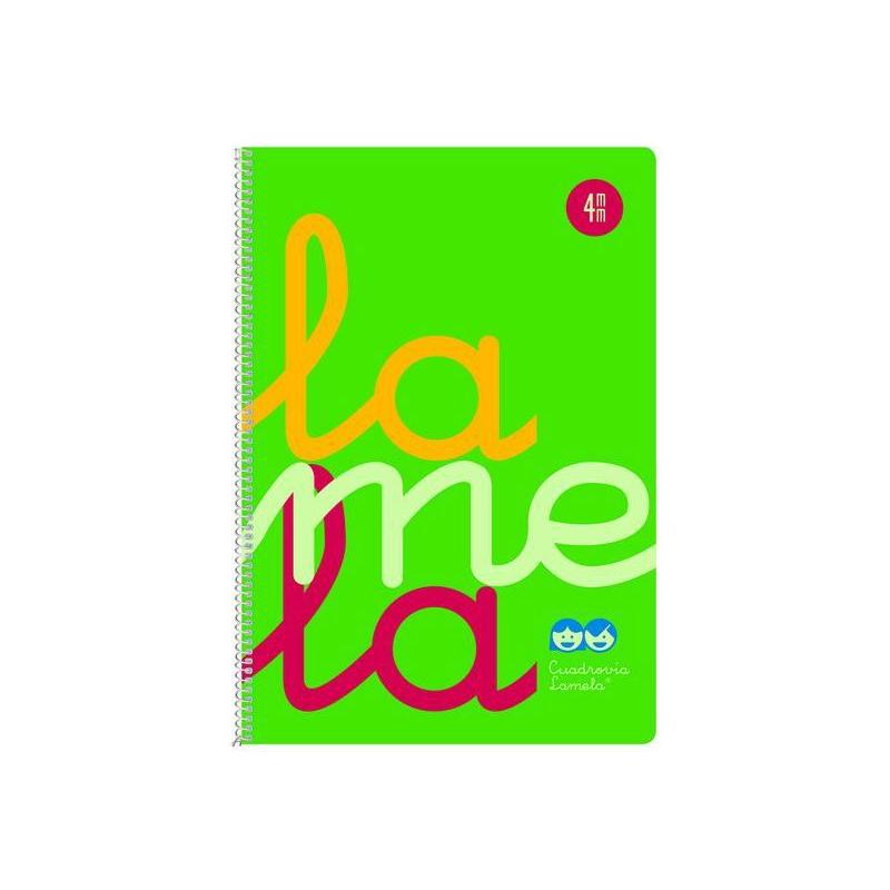 Cuaderno Fº polipropileno C4 80 hojas 90 grs verde 7FTP004V