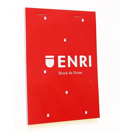 100105158 cuaderno y block A6 80 hojas Rojo