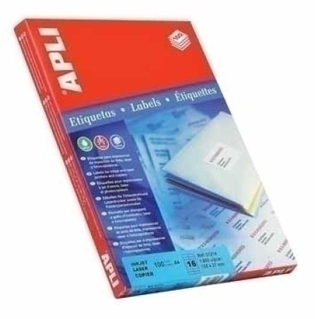 Labels 48.5 x 16.9mm etiqueta autoadhesiva Blanco 6800 pieza(s)