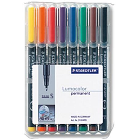 313 WP8 marcador permanente Negro, Azul, Marrón, Verde, Naranja, Rojo, Violeta, Amarillo 1 pieza(s)