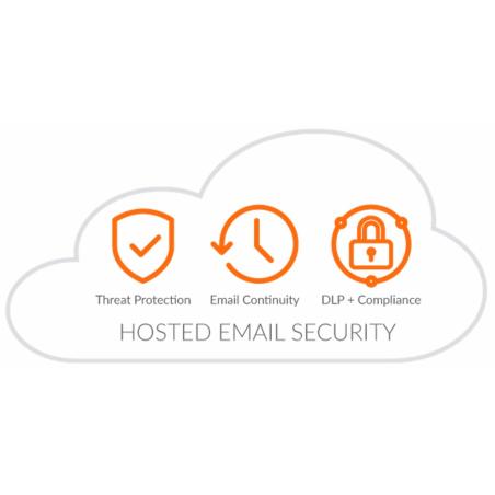 Hosted Email Security 25-49 licencia(s) Licencia 1 año(s)
