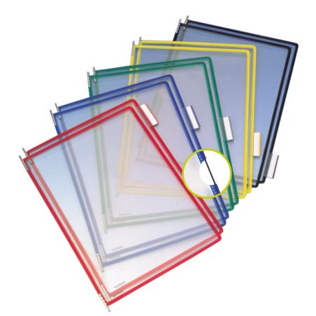 114001 accesorio de soporte para mostrar documentos Azul PVC Montura