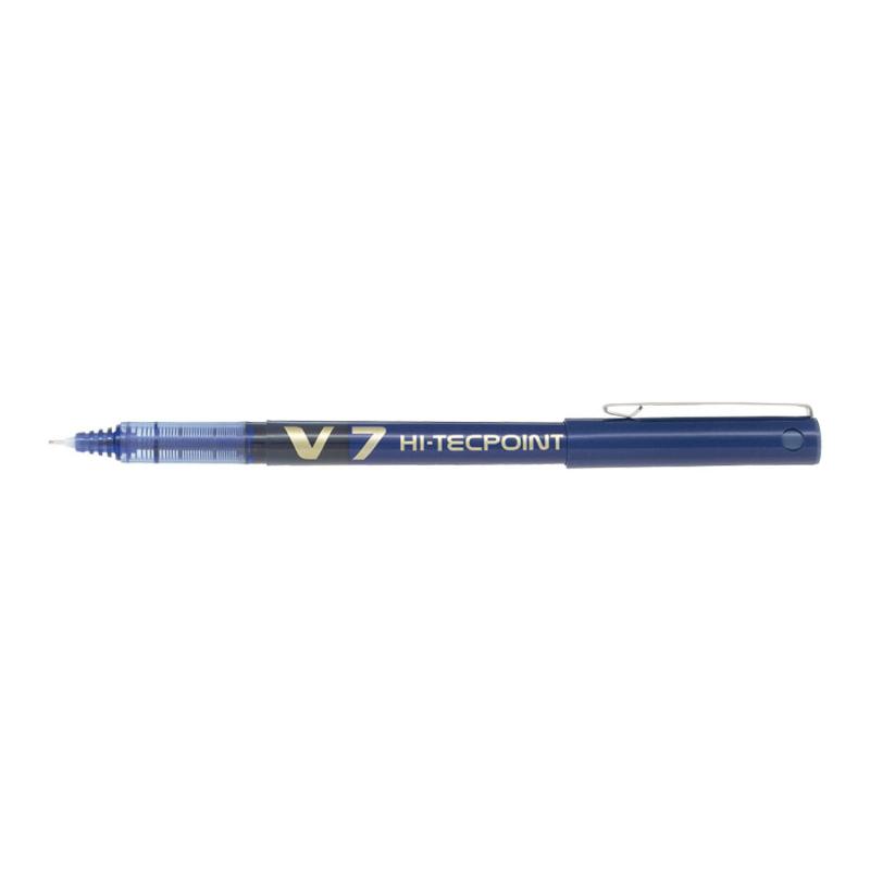 Hi-Tecpoint V7 Bolígrafo cilíndrico Azul