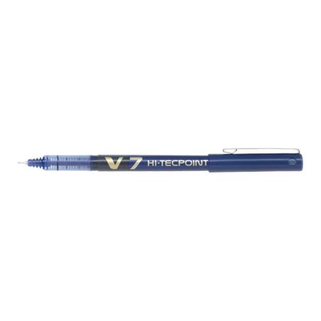 Hi-Tecpoint V7 Bolígrafo cilíndrico Azul