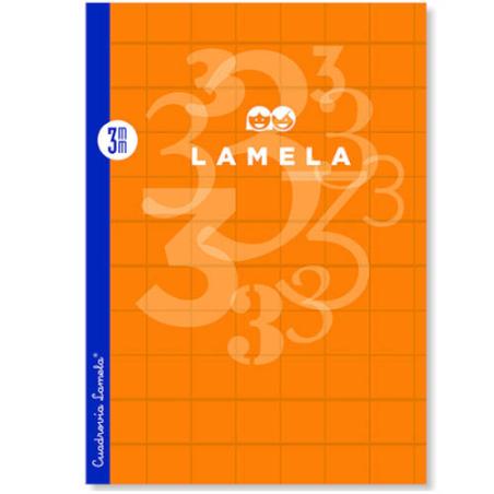 LIBRETA LAMELA FORMATO A4 RAYADO 3 MM - 50 HOJAS POLIPROPILENO 90 GRS. LAMELA 06A4P03