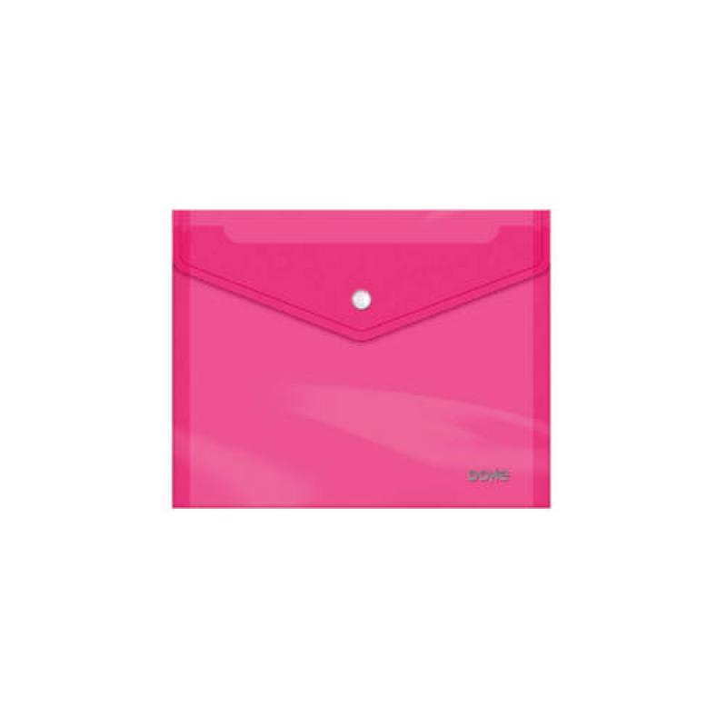 SOBRES POLIPROPILENO BROCHE ROSA A5 APAISADO 215X170 DOHE 91484