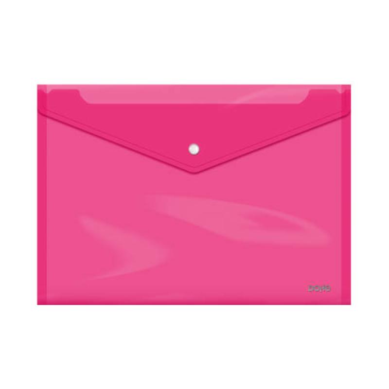 SOBRES POLIPROPILENO BROCHE ROSA FOLIO APAISADO 360X255 DOHE 91477