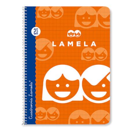 CUADERNO BASICO FORMATO 4º 40 HOJAS RAYADO 5 MM SURTIDOS LAMELA 07005