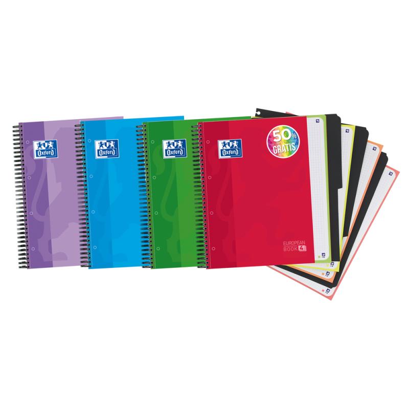 400027275 cuaderno y block A4+ 120 hojas Colores surtidos