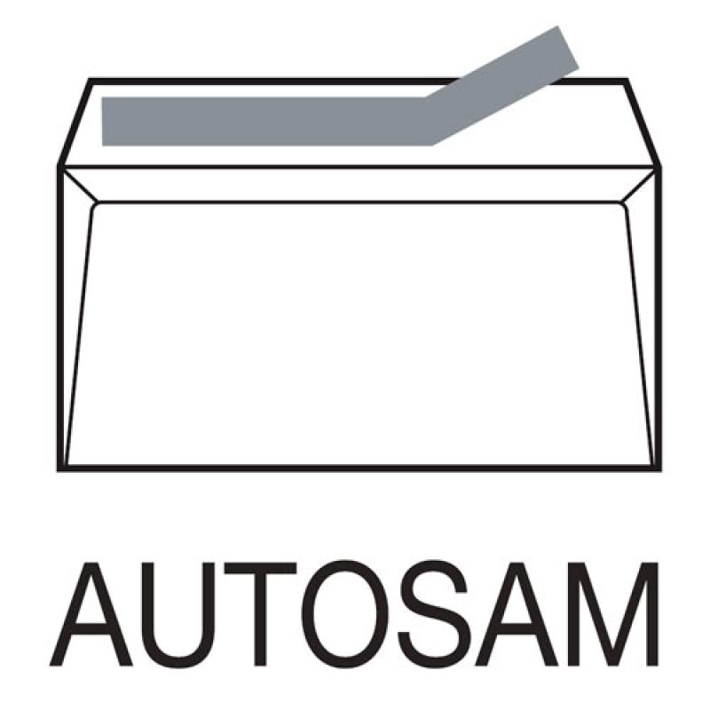 CAJA 500 SOBRES DIN C5 (162X229) OFFSET BLANCO 90 GRS. OPEN VENTANA DERECHA B.60 D.20 AUTOSAM AUTOADHESIVO CON TIRA DE SILICONA 