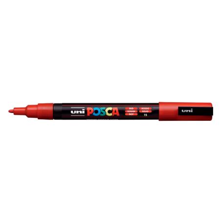 POSCA PC-3M Rojo