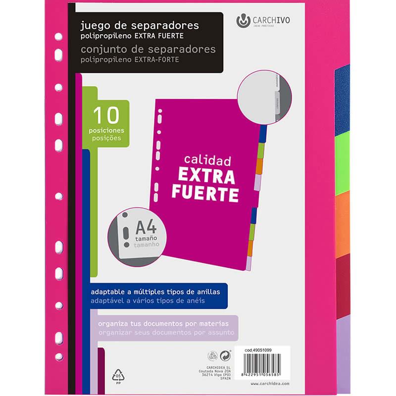 49051099 divisor Polipropileno (PP) Multicolor 1 pieza(s)