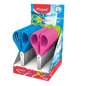 464212 tijera de escritorio y manualidades Universal Corte recto Colores surtidos - Paquete 24 unidades