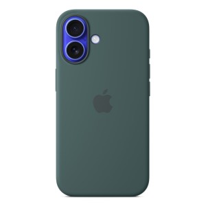 Funda de silicona con MagSafe para el iPhone 16 - Verde lago