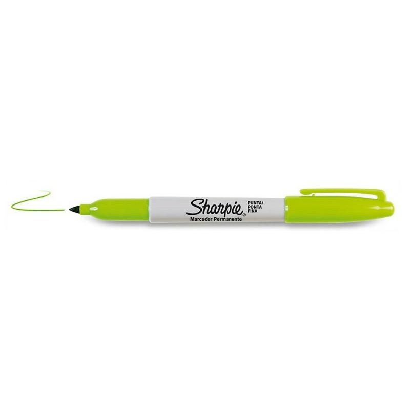 Fine Point marcador permanente Punta fina Verde claro