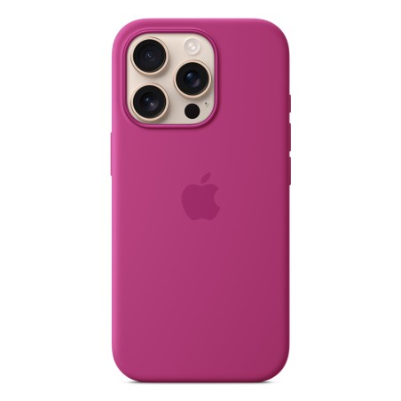 Funda de silicona con MagSafe para el iPhone 16 Pro - Fucsia