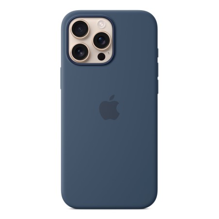 Funda de silicona con MagSafe para el iPhone 16 Pro Max - Azul denim