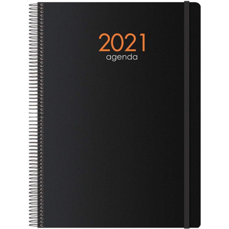 AGENDA SYNCRO DÍA PÁGINA 15 X 21 CM NEGRO DOHE 11620