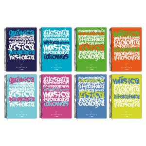 CUADERNO POLIPROPILENO UNICLASIC 4º 80 HOJAS 90GR. 4X4 COLORES SURTIDOS GUERRERO 88433299