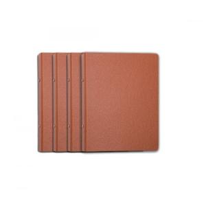 CARPETA ANILLAS REDONDAS CARTON GOFRADO FOLIO NATURAL 4-A-40 MM. Nº 12 CUERO REDONDA MARIOLA 0184N