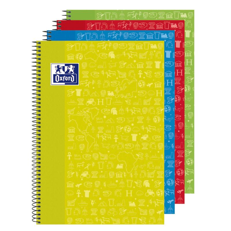 400136932 cuaderno y block 80 hojas Colores surtidos