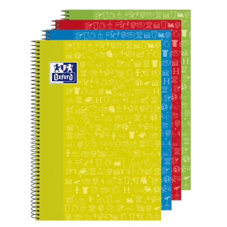400136932 cuaderno y block 80 hojas Colores surtidos