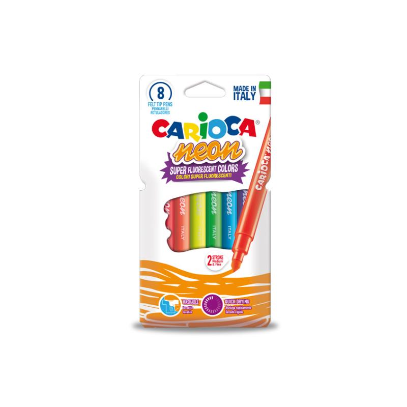 Neon rotulador Fino/Medio Multicolor 8 pieza(s)