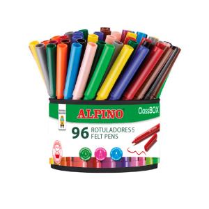 Economy pack bote 96 rotuladores de colores