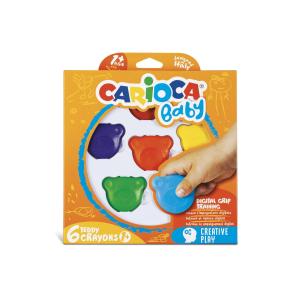 Teddy Crayons BABY - 6 Pz