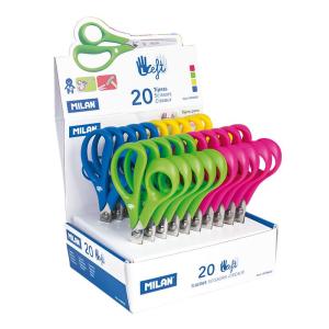 Caja expositora 20 tijeras para zurdos