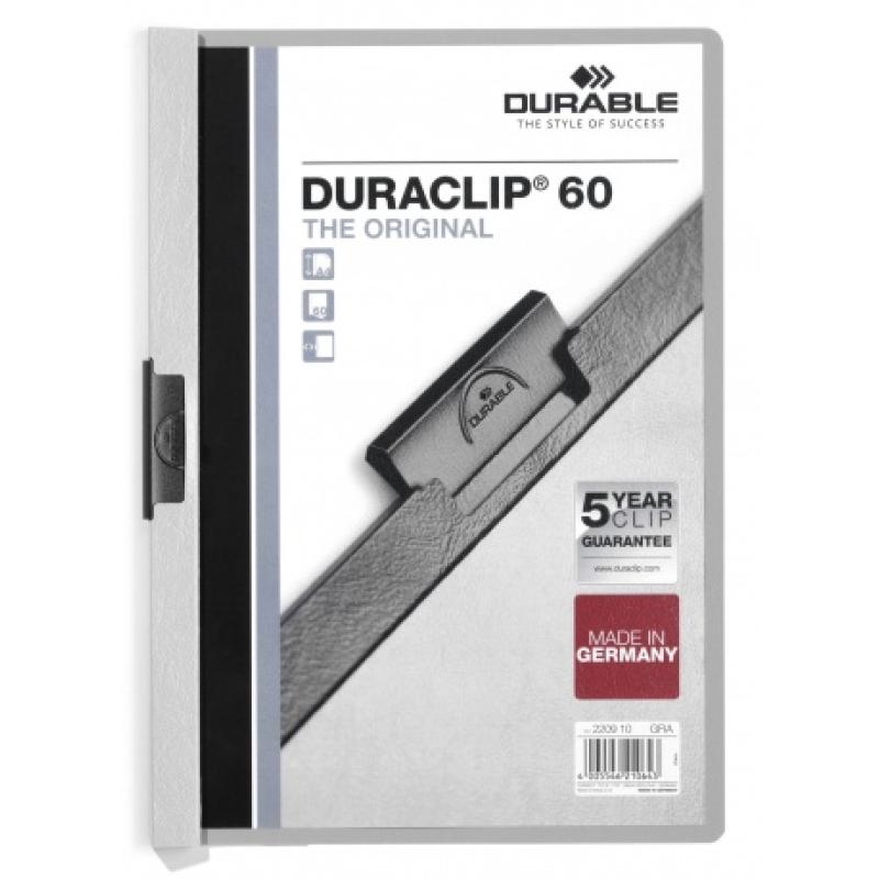 DURACLIP 60 A4 archivador PVC Gris