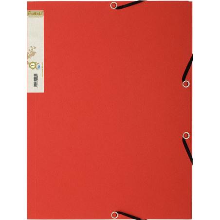 56985E carpeta Papel Rojo A4