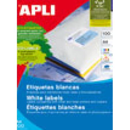 01291 etiqueta autoadhesiva Blanco 800 pieza(s)