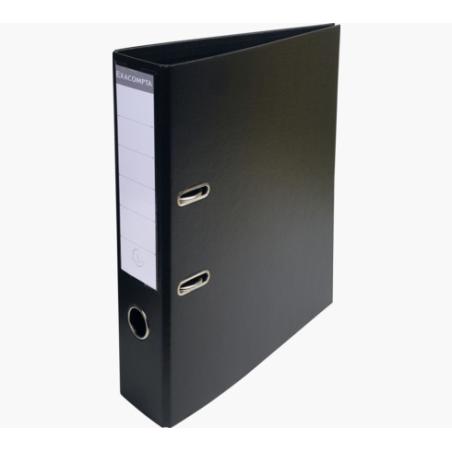 53741E carpeta Caja de cartón Negro A4