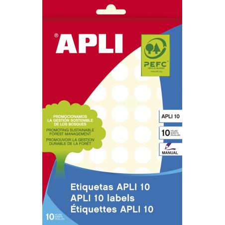 01626 etiqueta autoadhesiva Alrededor Permanente Blanco 770 pieza(s)