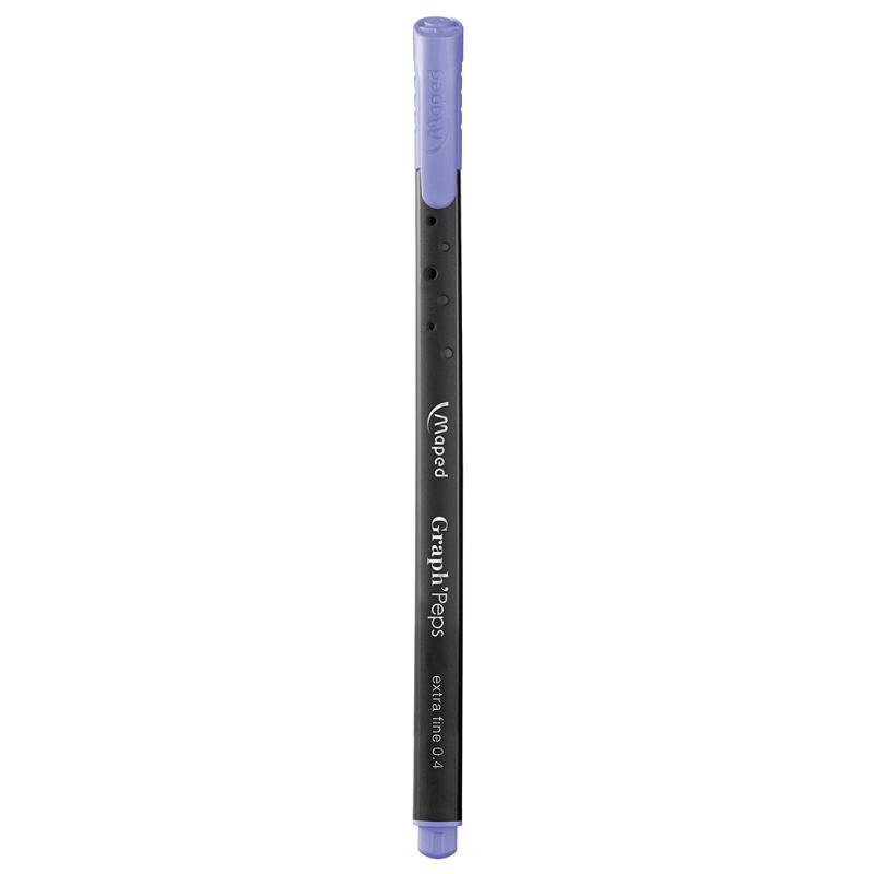 Graph'Peps, 12-pack rotulador Extrafino Púrpura 12 pieza(s)