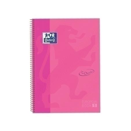 BLOCK OXF. EU.BOOK 1 A4 80h CD.5 FUCSIA - Pack de 5 unidades