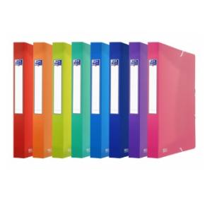 400146995 caja archivador 300 hojas Azul, Azul claro, Color menta, Naranja, Rosa, Púrpura, Rojo Polipropileno (PP)