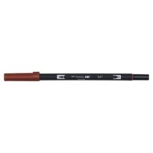 ROTULADOR TOMBOW DOBLE PUNTA PINC. VINO - Pack de 6 unidades