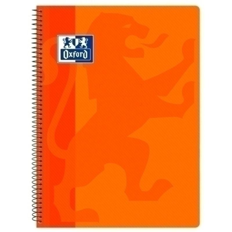 BLOCK OXF.SCH.PP Fº 80h CD.4 NARANJA - Pack de 5 unidades