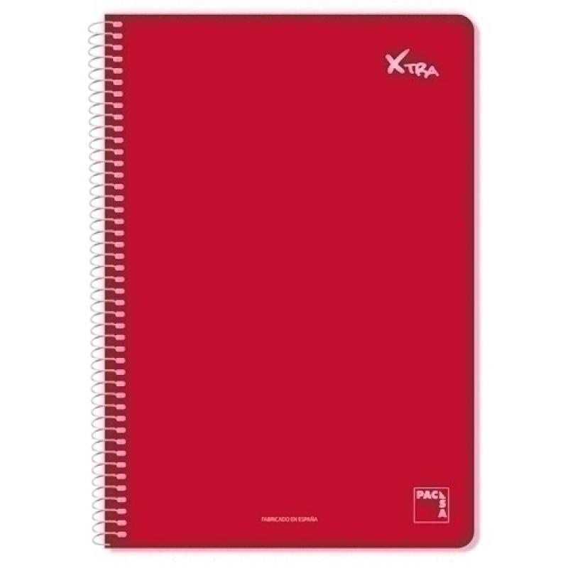 BLOCK PACSA XTRA 4º 80h PT.2,5 ROJO - Pack de 5 unidades