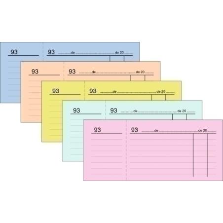 TALONARIO CAJA 3 DE 4º NUMERA LOAN AZUL