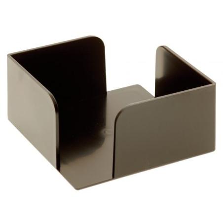 801 NE dispensador de papel para notas Plaza Poliestireno Negro