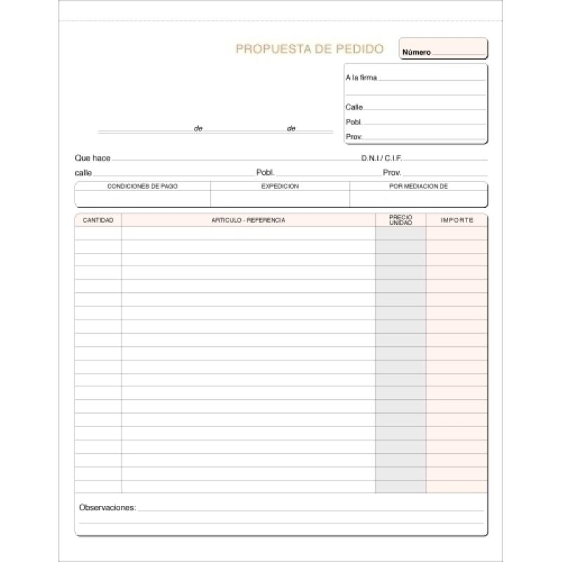 TALONARIO PEDIDOS HOLANDESA LOAN