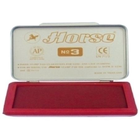 TAMPON HORSE Nº3 ROJO