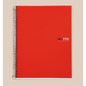 MR42003 cuaderno y block A5 150 hojas Rojo